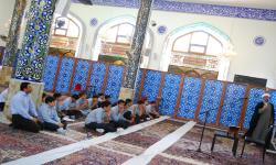 تصاویری از جشن تکلیف دانش آموزان مجتمع غیر انتفاعی آداب در مسجد امام حسین (ع)شانزدهم اسفند 1391