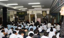 تصاویر برگزاری نمازجماعت،سخنرانی وعزاداری در مجتمع توحید پسران در ماه محرم1391