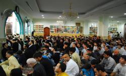 تصاویری از مراسم سوگواری وقرآن به سر مؤمنین در شب بیست و یکم ماه مبارک رمضان1391