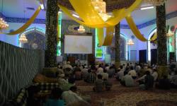 تصاویری ازمراسم معنوی اعتکاف در مسجد امام حسین (ع)