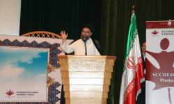سخنرانی حاج اقا مدنی در جمع پرسنل بیمارستان در باشگاه ایرانیان 14 شهریور 1392