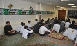 تصاویر برگزاری نمازجماعت وسخنرانی در مجتمع امام خمینی ابوظبی در ماه محرم1391