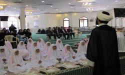 تصاویر جشن تکلیف دانش آموزان مدرسه توحید در مسجد امام حسین (ع)