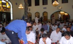 تصاویری ازمراسم روح بخش دعای عرفه در مسجد امام حسین(ع)