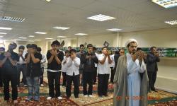تصاویر برگزاری نمازجماعت وسخنرانی در مجتمع امام خمینی ابوظبی در ماه محرم1391