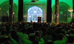 تصاویری از مراسم سوگواری وقرآن به سر مؤمنین در شب بیست و یکم ماه مبارک رمضان1391