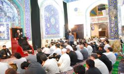 تصاویری از مراسم معنوی وعزاداری مؤمنین پرهیزکاردر شب قدر در مسجد امام حسین (ع) دبی