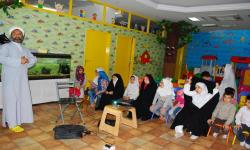 اجرای برنامه در شب میلاد امام علی (ع) در خیمه حسینی برای کودکان و نوجوانان خرداد 1392