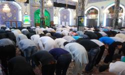تصاویری ازمراسم نمازجماعت، سخنرانی و قران به سر ودیگر مراسم ها در مسجد امام حسین(ع)درشبهای قدرماه مبارک رمضان
