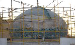 بازسازی و مرمت گنبد مسجد امام حسین علیه السلام- دبی 8ابان 1392