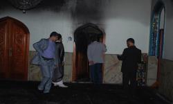 Fire in Imam Hussein (a.s) Mosque
